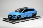 Audi RS6 Avant 2021 (C8) Miami Blue MOTORHELIX