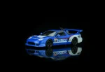 Honda NSX-R Custom GT Look Blue & White Racing Livery 1:64 MOTORHELIX