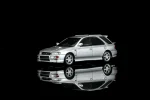 SUBARU Impreza Wagon WRX STi Ver VI Arctic Silver Metalic 1:64 MOTORHELIX