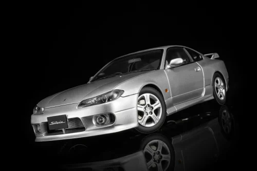 Nissan Silvia S15 Spec-R Aero 1999 Sparkling Silver MOTORHELIX