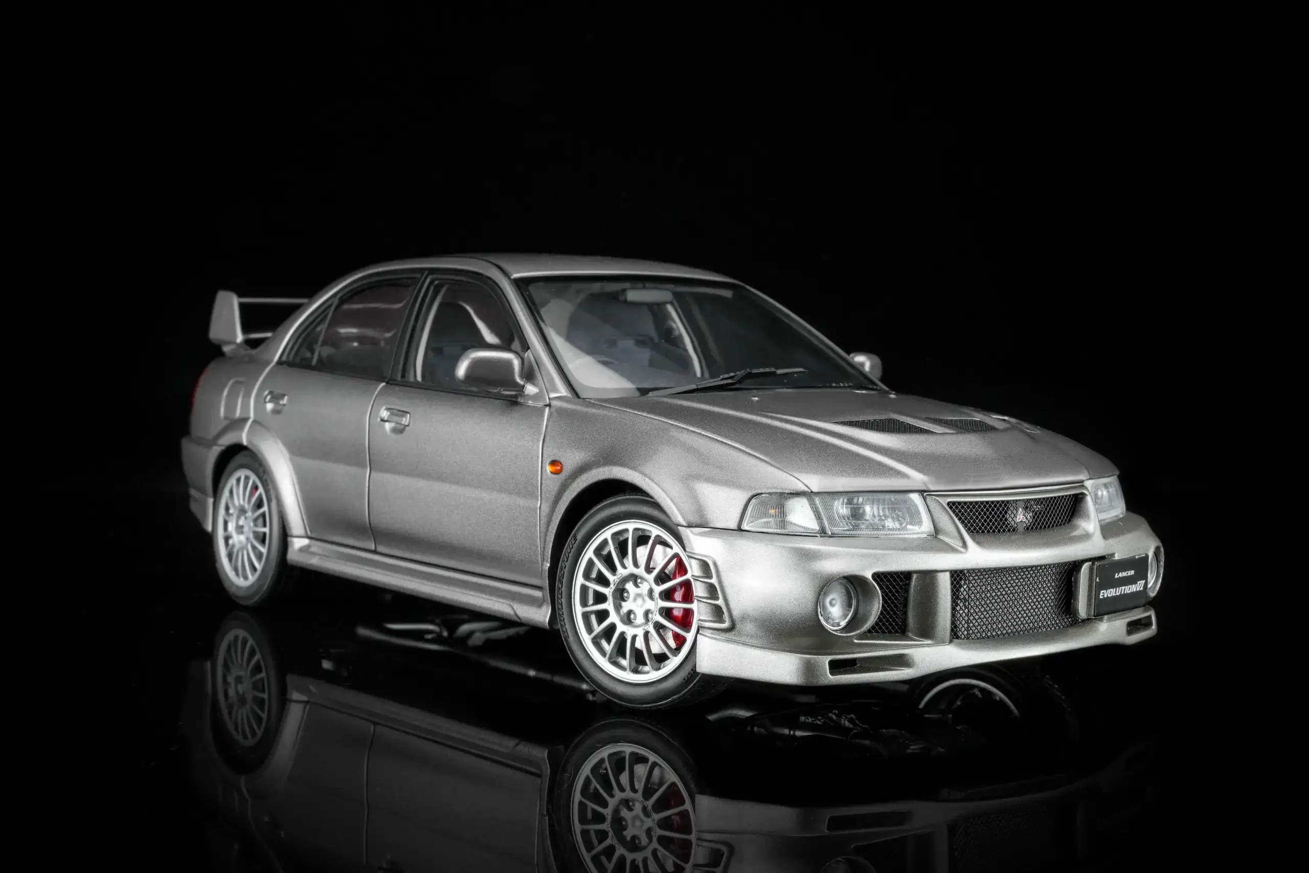 Mitsubishi Lancer Evolution VI GSR Satellite Silver Mitsubishi Lancer Evolution VI GSR Satellite Silver MOTORHELIX